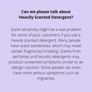 Can We Please Talk About Heavily Scented Detergent?